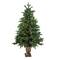 4.5ft. Pre-Lit Sierra Norway Spruce Artificial Christmas Tree in Planter, Clear Lights